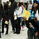 A young woman waiting to vote on Nov. 4, 2012, in Ohio
BRENDAN SMIALOWSKI/AFP/Getty Images